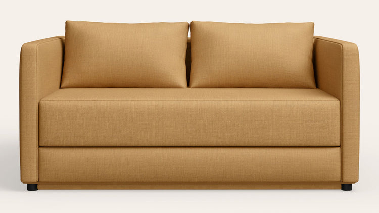 Godrej Cubed 2 Seater Sofa Bed — Camel